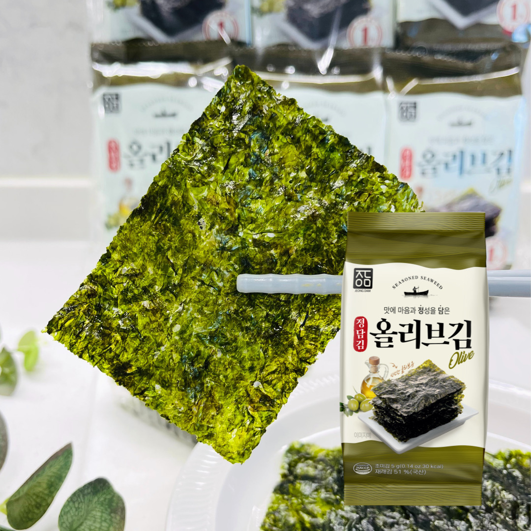 [에스시디디] 정담김/정담 도시락김 올리브김 5g x 24봉